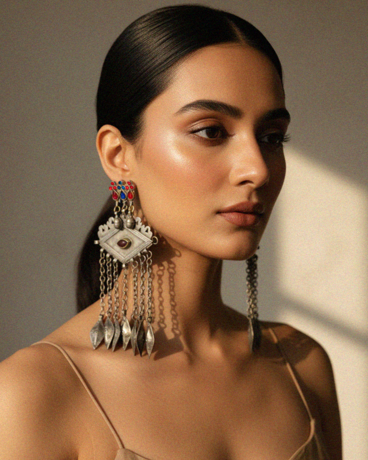 Kama Afghan Earrings