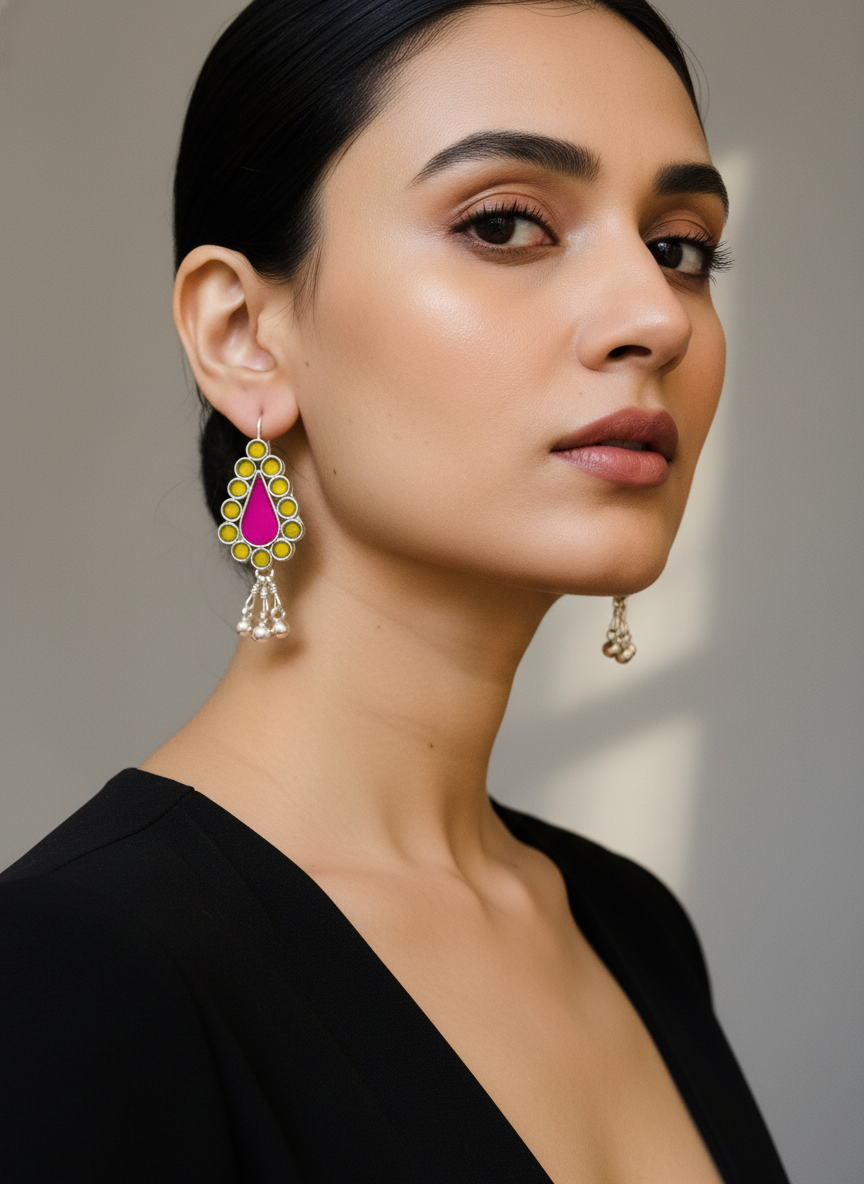 Nuraani Glass Earrings