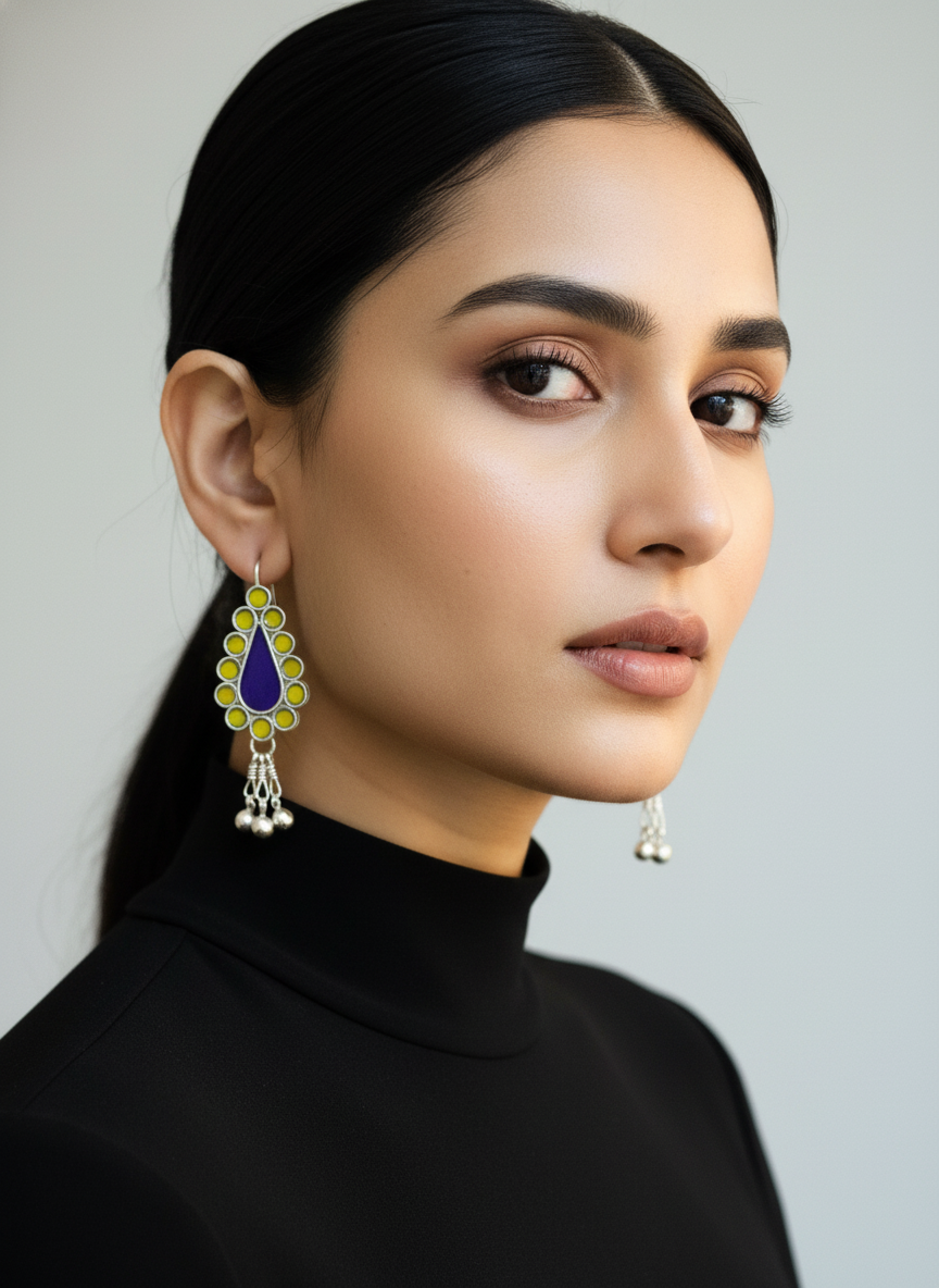 Nuraani Glass Earrings