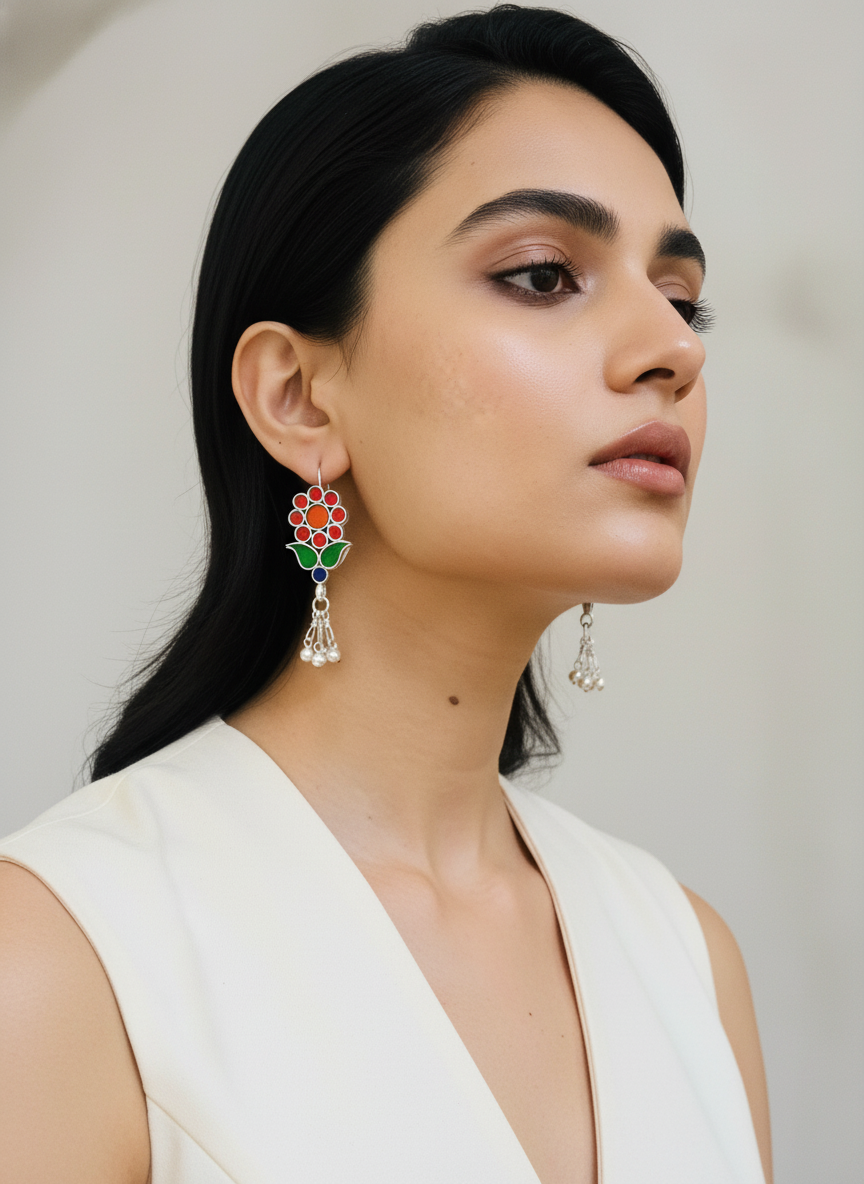 Arzuna Glass Earrings
