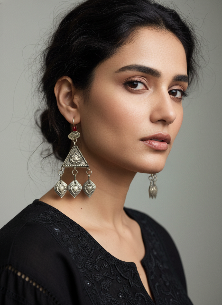 Madhubala Afghani Earrings