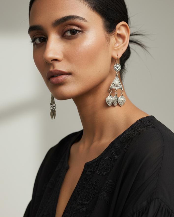 Mooda Afghan Earrings