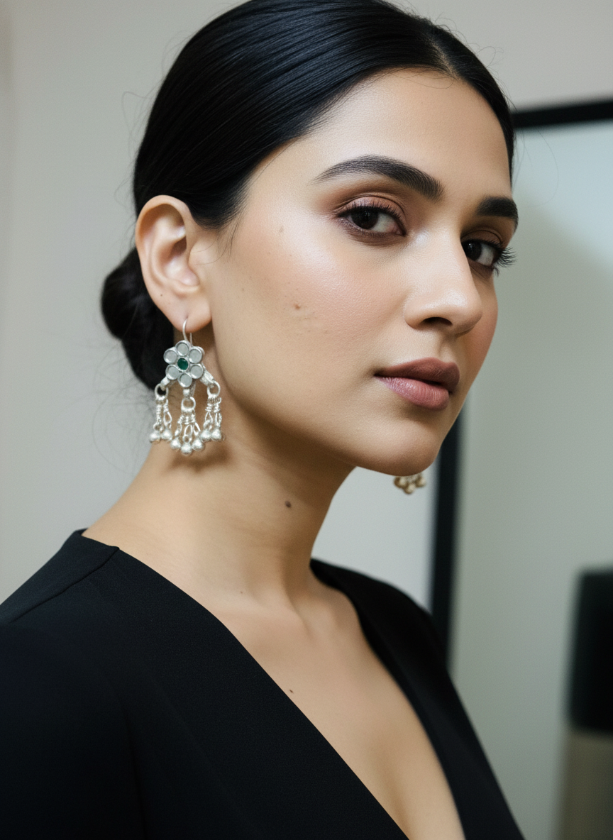 Kasoor Glass Earrings