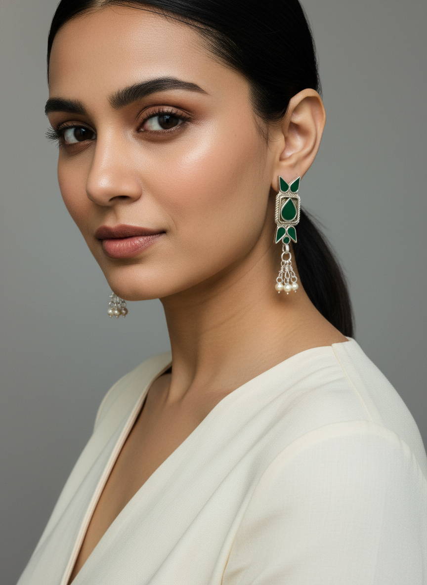 Kaizah Glass Earrings