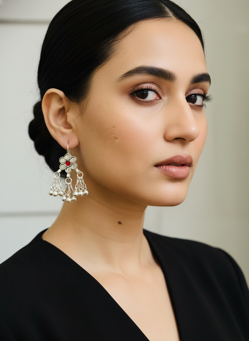 Kasoor Glass Earrings