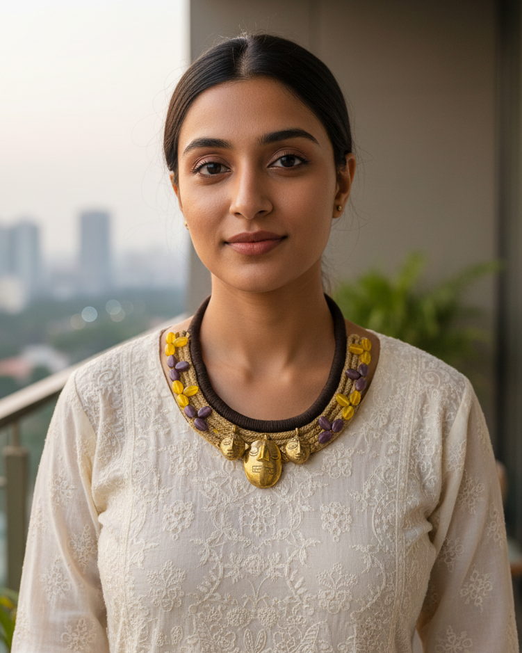 Zarqa Naga Tribal Necklace