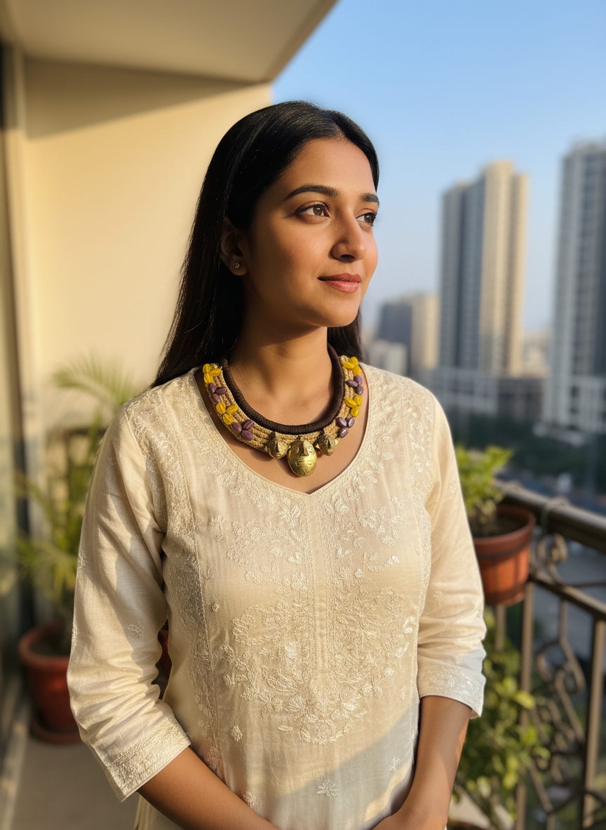 Zarqa Naga Tribal Necklace