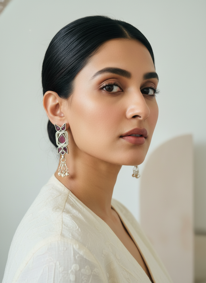 Kaizah Glass Earrings